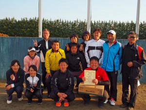 第３５回福島県都市対抗テニス大会結果　２位：郡山市
