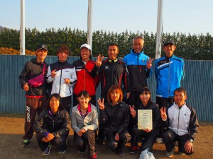 第３５回福島県都市対抗テニス大会結果　３位：福島市