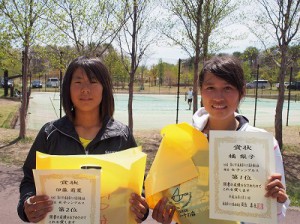 第４１回福島県テニス選手権大会一般女子シングルス入賞者