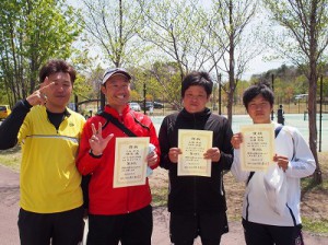 第４１回福島県テニス選手権大会一般男子ダブルス３位