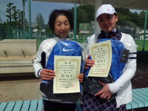 第５６回オノヤ杯福島県春季ダブルステニス選手権大会４０歳以上女子優勝
