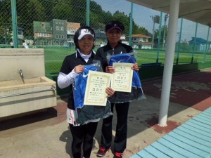 第５６回オノヤ杯福島県春季ダブルステニス選手権大会４５歳以上女子優勝