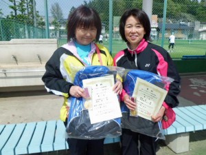 第５６回オノヤ杯福島県春季ダブルステニス選手権大会５５歳以上女子優勝