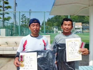 第５６回オノヤ杯福島県春季ダブルステニス選手権大会６０歳以上男子優勝