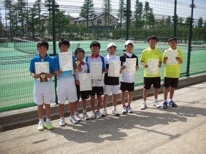 第３１回福島県春季ジュニアダブルステニス選手権大会Ｕ１２男子入賞者
