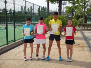 第３１回福島県春季ジュニアシングルステニス選手権大会Ｕ１４女子入賞者