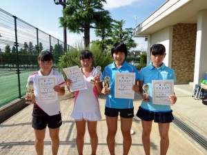 第２８回福島県春季中学生テニス選手権大会個人戦シングルス女子入賞者