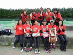 第３３回ＦＣＴ若松杯福島県女子テニス地区対抗戦優勝