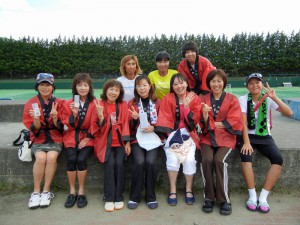 第３３回ＦＣＴ若松杯福島県女子テニス地区対抗戦準優勝