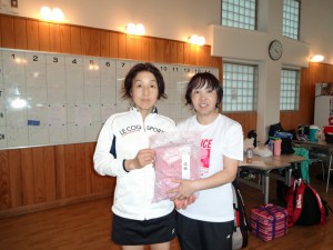 第３７回福島県レディーステニス選手権大会５０歳以上の部優勝