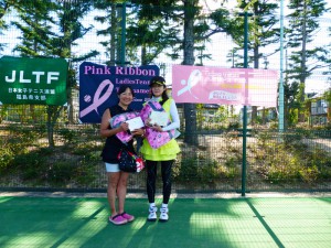 第１２回ピンクリボンテニストーナメント福島県予選大会一般の部優勝