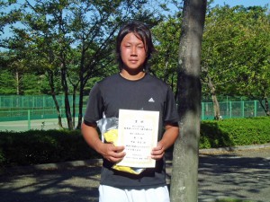 第３５回中尾杯福島県シングルステニス選手権大会一般男子優勝