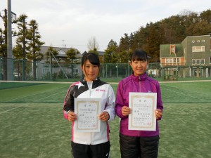 第３２回福島県春季ジュニアダブルステニス選手権大会Ｕ１８女子優勝