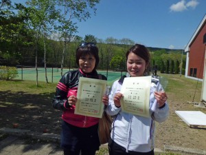 第４２回福島県テニス選手権大会一般女子ダブルス優勝