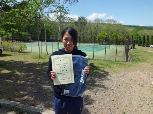 第４２回福島県テニス選手権大会一般女子シングルス優勝
