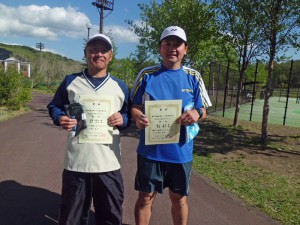 第４２回福島県テニス選手権大会４５歳男子ダブルス優勝