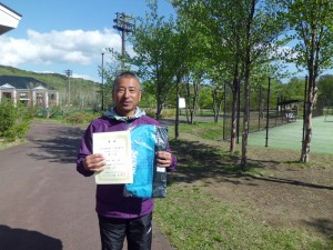 第４２回福島県テニス選手権大会５０歳男子シングルス優勝