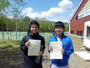第４２回福島県テニス選手権大会一般男子ダブルス優勝