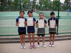 第３２回福島県春季ジュニアテニス選手権大会Ｕ１２女子ダブルス３位４位