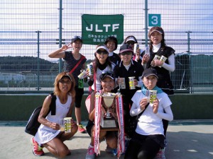第３４回ＦＣＴ若松杯福島県女子テニス地区対抗戦優勝チーム