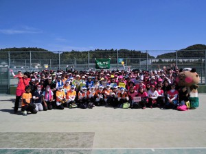 第３４回ＦＣＴ若松杯福島県女子テニス地区対抗戦集合写真