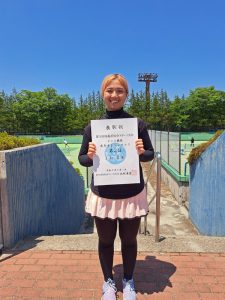 第７６回福島県総合体育大会テニス競技成年の部一般女子シングルス入賞者