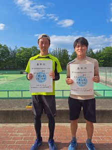 第７６回福島県総合体育大会テニス競技成年の部一般男子シングルス入賞者