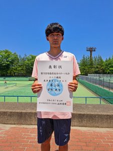 第７６回福島県総合体育大会テニス競技成年の部一般男子シングルス入賞者