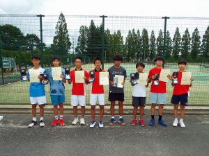 第３７回福島県中学生テニス選手権男子ダブルス入賞者