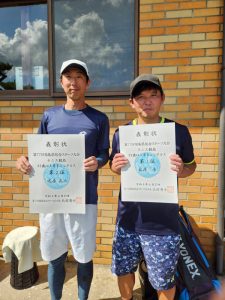 第７７回福島県総合スポーツ大会テニス競技一般の部３５歳男子シングルス入賞者