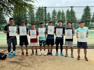 第７７回福島県総合スポーツ大会テニス競技一般の部一般男子ダブルス入賞者