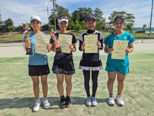 ２０２４中牟田杯全国選抜ジュニアテニス選手権福島県予選女子シングルス入賞者
