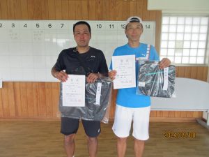 第４５回中尾杯福島県シングルステニス選手権３５歳男子入賞者