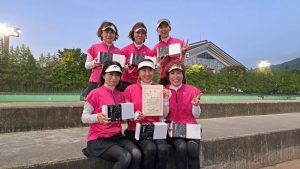 第６６回福島県クラブ対抗テニス大会女子の部優勝