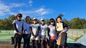 第６６回福島県クラブ対抗テニス大会女子の部３位