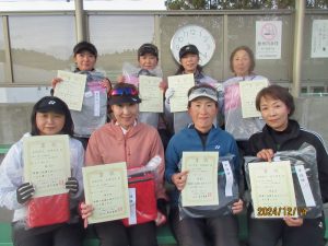 第５１回福島県ダブルステニス選手権大会一般の部４０歳女子入賞者