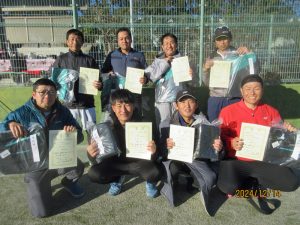 第５１回福島県ダブルステニス選手権大会一般の部３５歳男子入賞者