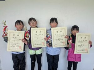 第４４回福島県春季選抜ジュニアシングルス選手権大会Ｕ１２女子シングルス入賞者