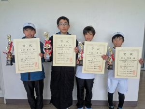 第４４回福島県春季選抜ジュニアシングルス選手権大会Ｕ１２男子シングルス入賞者